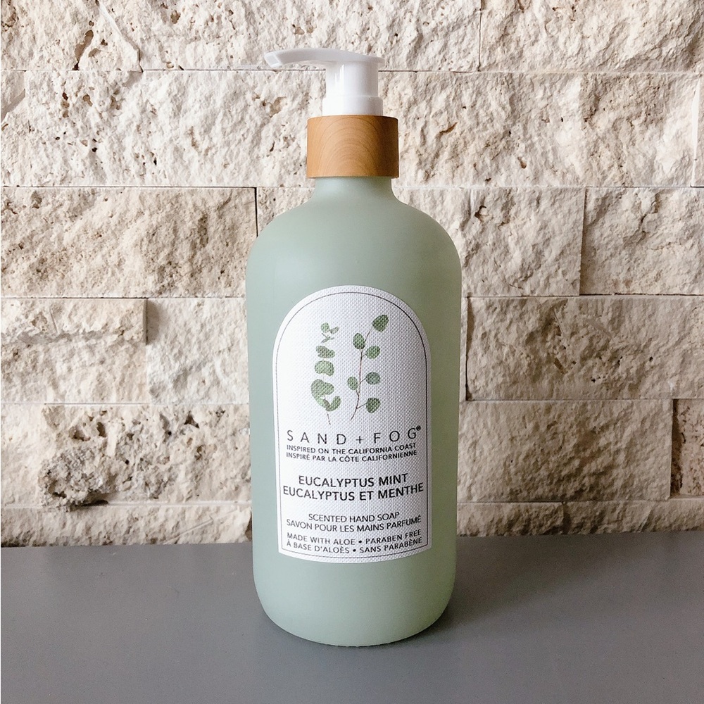 Sand and fog eucalyptus mint scented hand soap sand & fog soap sand + fog